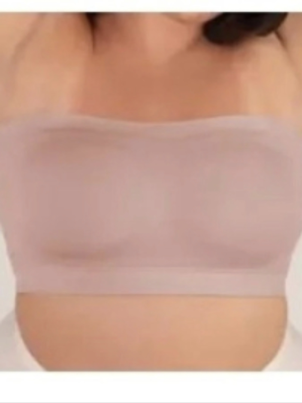 TruKind Seamless Bandeau Bra Beige 2XL NWT
